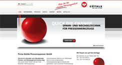 Desktop Screenshot of guethle-swt.de